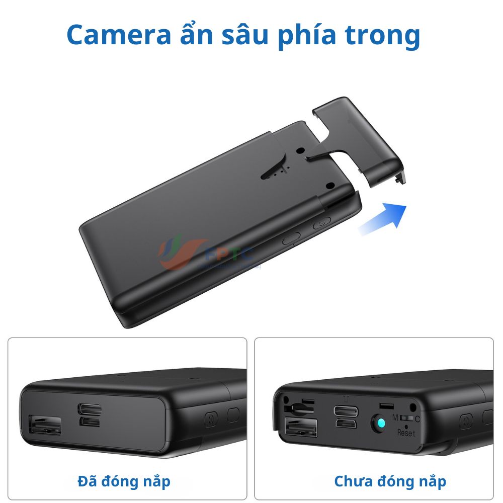 Camera Ngụy Trang KS8 Pro 4K – Pin 10h, EIS, Ghi Hình Qua App