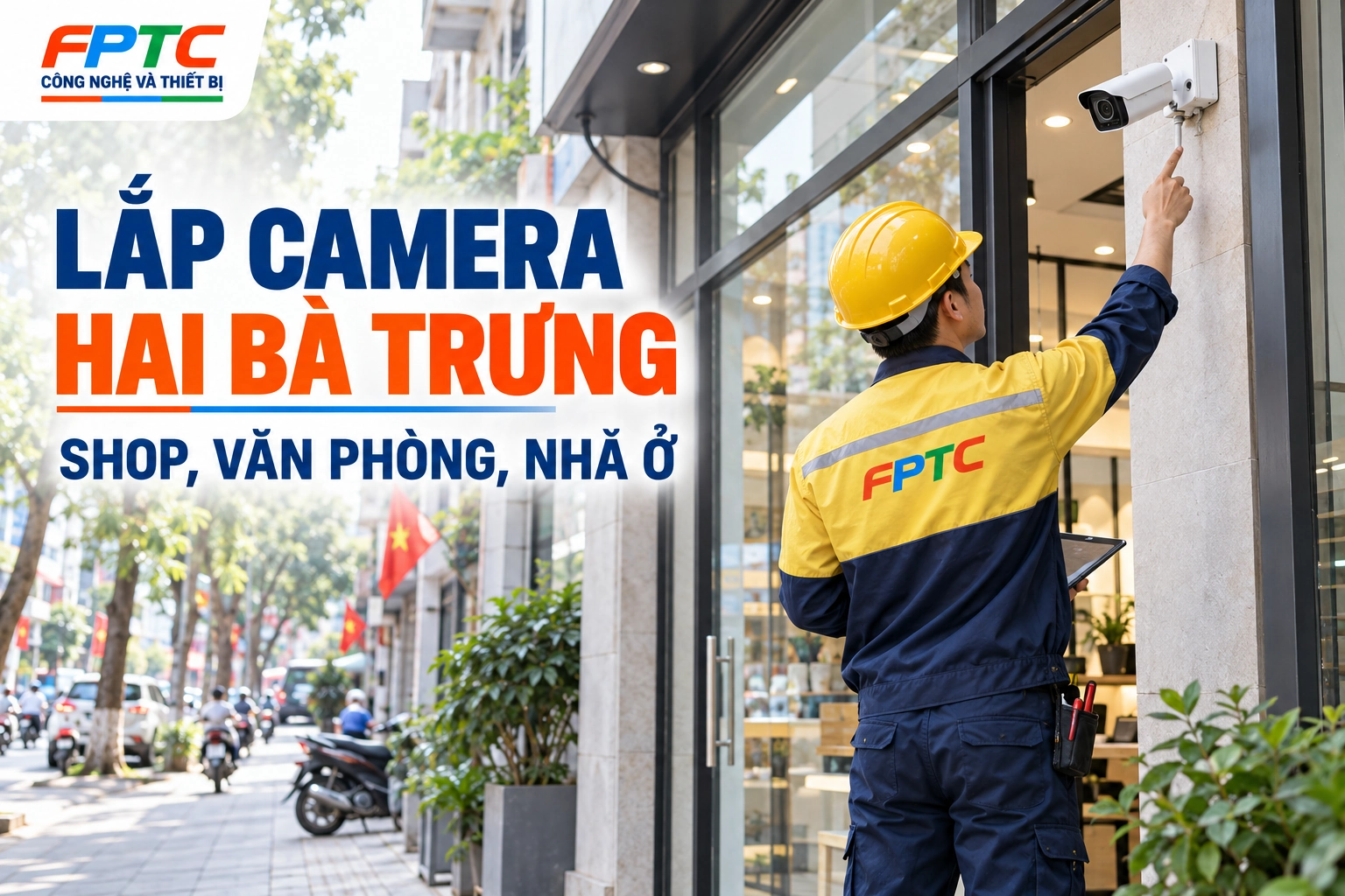 Lắp Camera Hai Bà Trưng – Shop, Văn Phòng, Nhà Ở