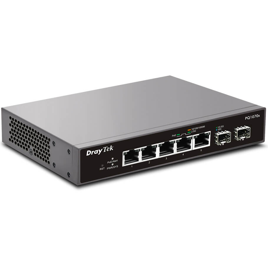 Managed Switch 5 cổng Draytek VigorSwitch PQ1070x