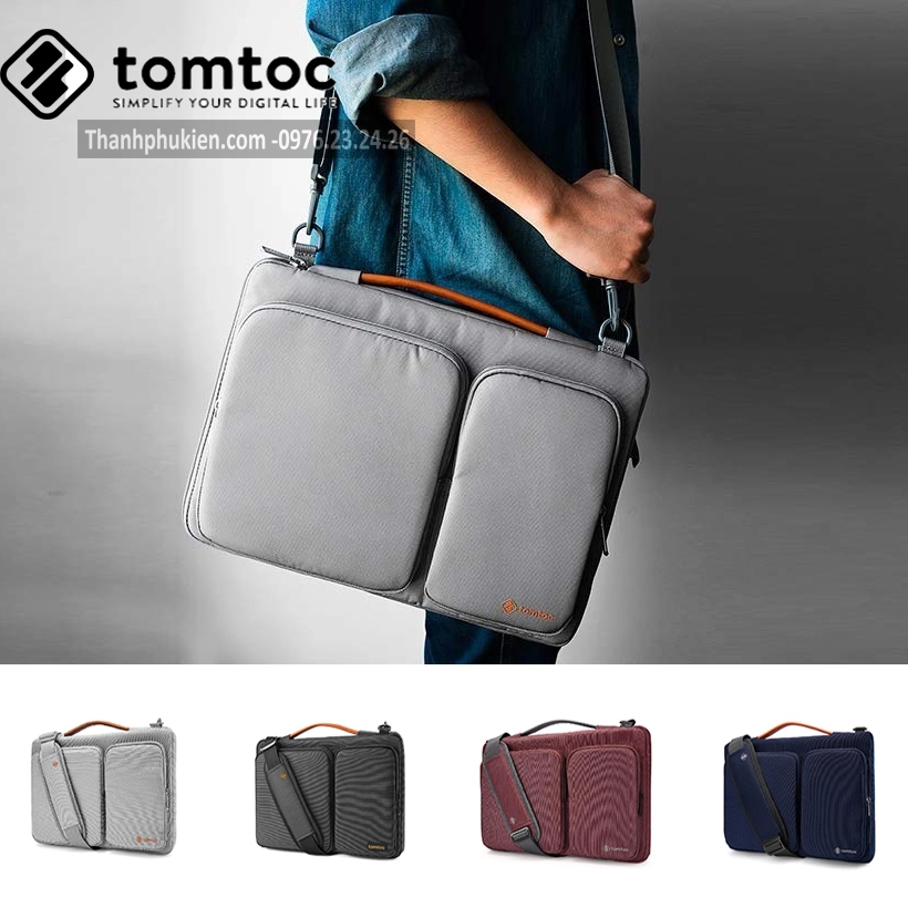 Túi đeo Tomtoc 360* Shoulder Bags - A42 13.3'' màu đen