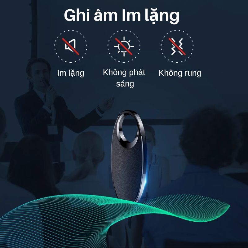 Móc khóa ghi âm Lenovo C2 - Ghi âm 24h - Lọc âm siêu tốt - Nhỏ gọn - Kín đáo