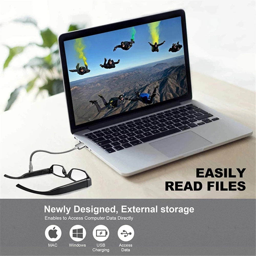 Camera ngụy trang Kính mắt Full HD – Âm thanh rõ nét Glasses C9