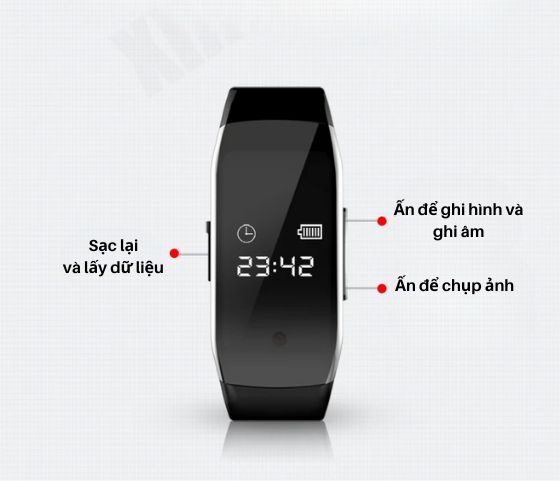 Camera Đồng Hồ Đeo Tay Thông Minh Wsmart C5 Full Hd