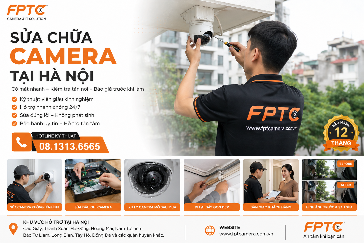 Sửa Chữa Camera Tại Hà Nội | Có Mặt Nhanh – Sửa Tận Nơi Giá Tốt