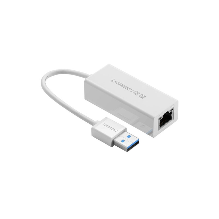 Bộ chuyển đổi USB 3.0 sang LAN 10/100/1000 Mbps 20255 Màu Trắng