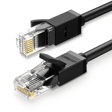 Dây cáp mạng Cat6 UGREEN NW102 20167 cáp tròn màu đen Dài 25m