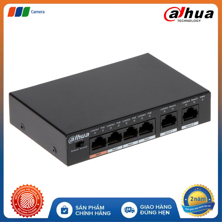 Trọn Bộ 2 Camera IP Có Dây Dahua ID2KM-2MP Full HD