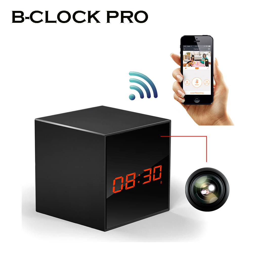 Camera Ngụy Trang Đồng Hồ để bàn B-Clock Pro Pin 30 ngày siêu phẩm 2025