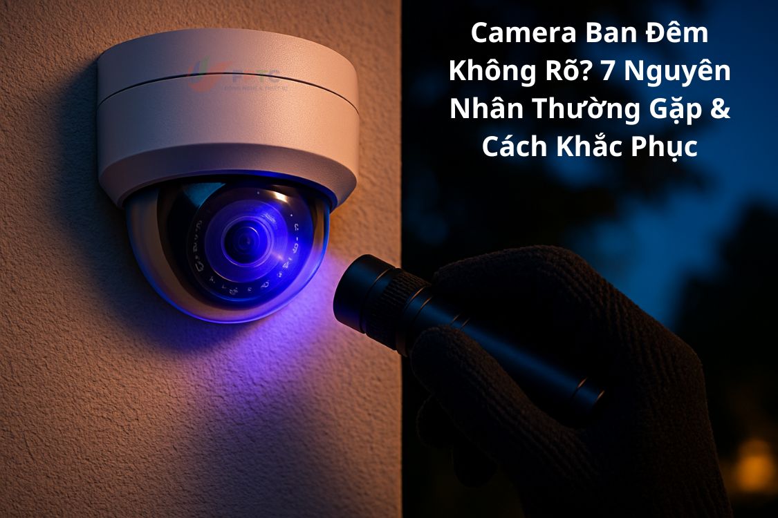 Camera Ban Đêm Không Rõ? 7 Nguyên Nhân Thường Gặp & Cách Khắc Phục