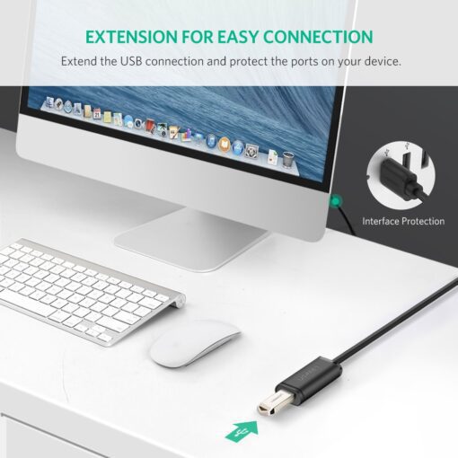 Dây USB 2.0 nối dài Active UGREEN US121 10319 có CHIP dài 5m