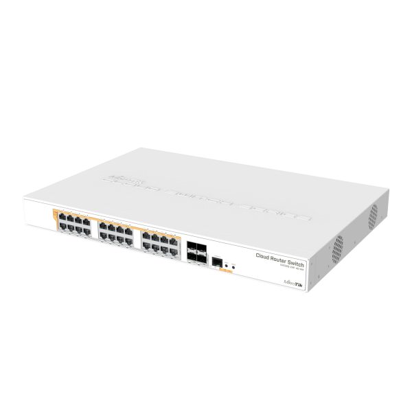 Mikrotik CRS328-24P-4S+RM – Bộ chuyển mạch 24 cổng đồng PoE 10/100/1000BASE-T