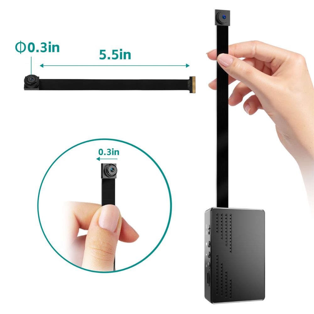 Camera Mini S10 Siêu Nhỏ Điều Khiển Từ Xa, Pin 15h, FHD
