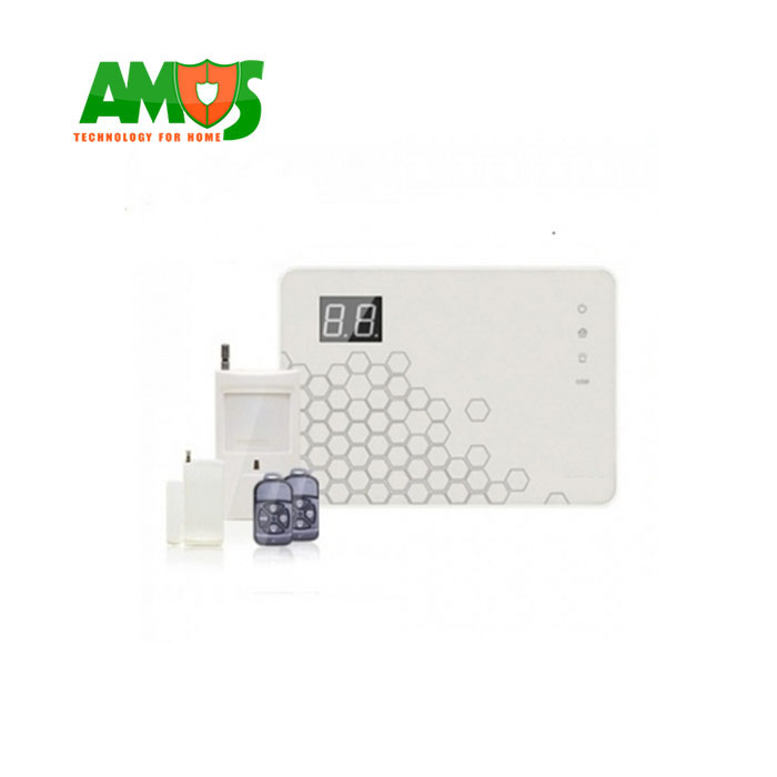 Bộ Kit báo động thông minh 32 vùng AMOS AM-H3GSM