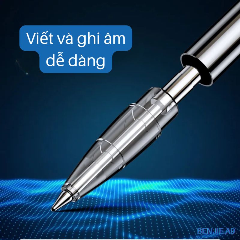 Bút ghi âm Benjie A9 Ghi âm 24h, Âm thanh rõ nét, lọc âm DSP cao cấp