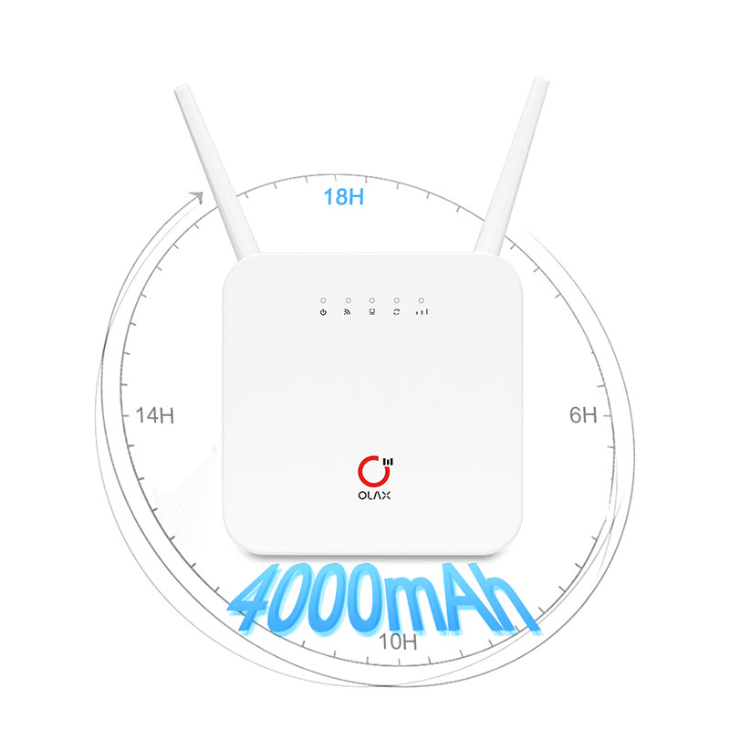 Bộ Phát Wifi Từ Sim 4G Chuyên Dụng Olax Ax6 Pro 300Mb Hỗ Trợ Pin Dự Phòng Dùng 18 Giờ