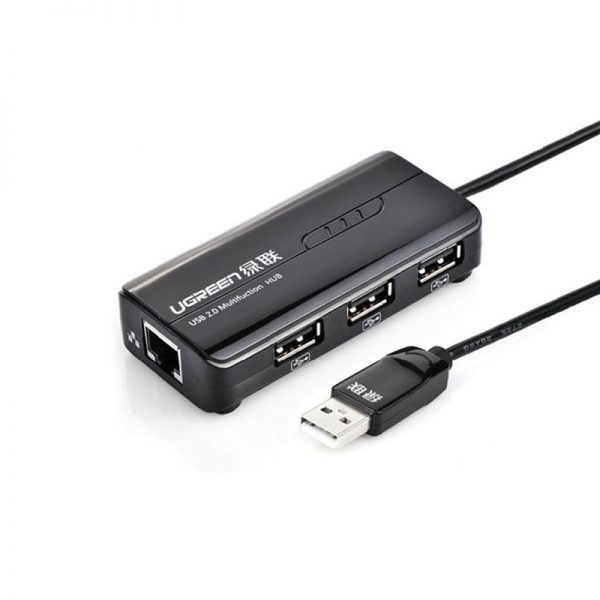 Hub chuyển đổi USB sang USB 2.0 và RJ45 UGREEN CR103 20264
