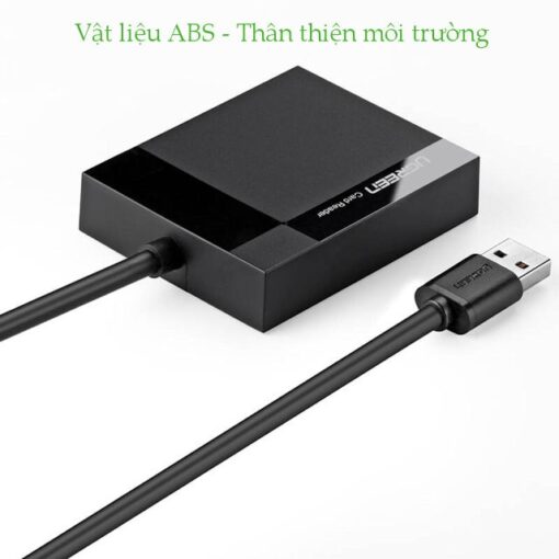 Đầu đọc thẻ Ugreen CR125 30333 đầu vào USB 3.0 siêu nhanh Dài 0.5m