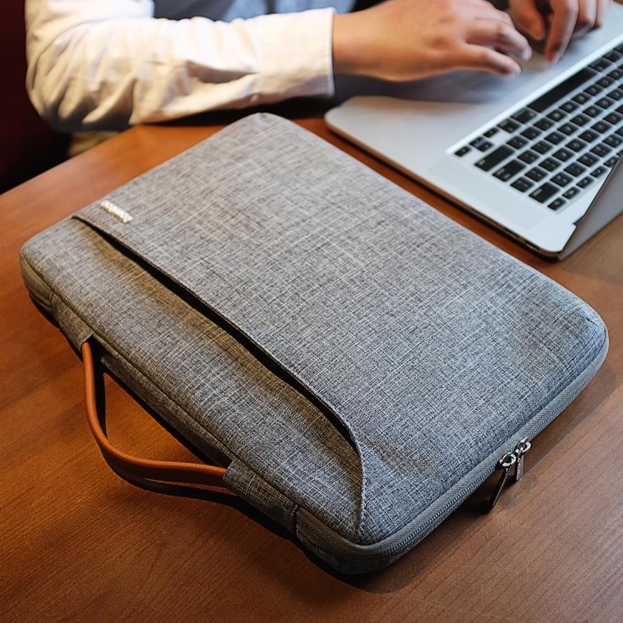 Túi xách Tomtoc Spill Resistant cho Laptop, Macbook, Surface - A22 màu xám