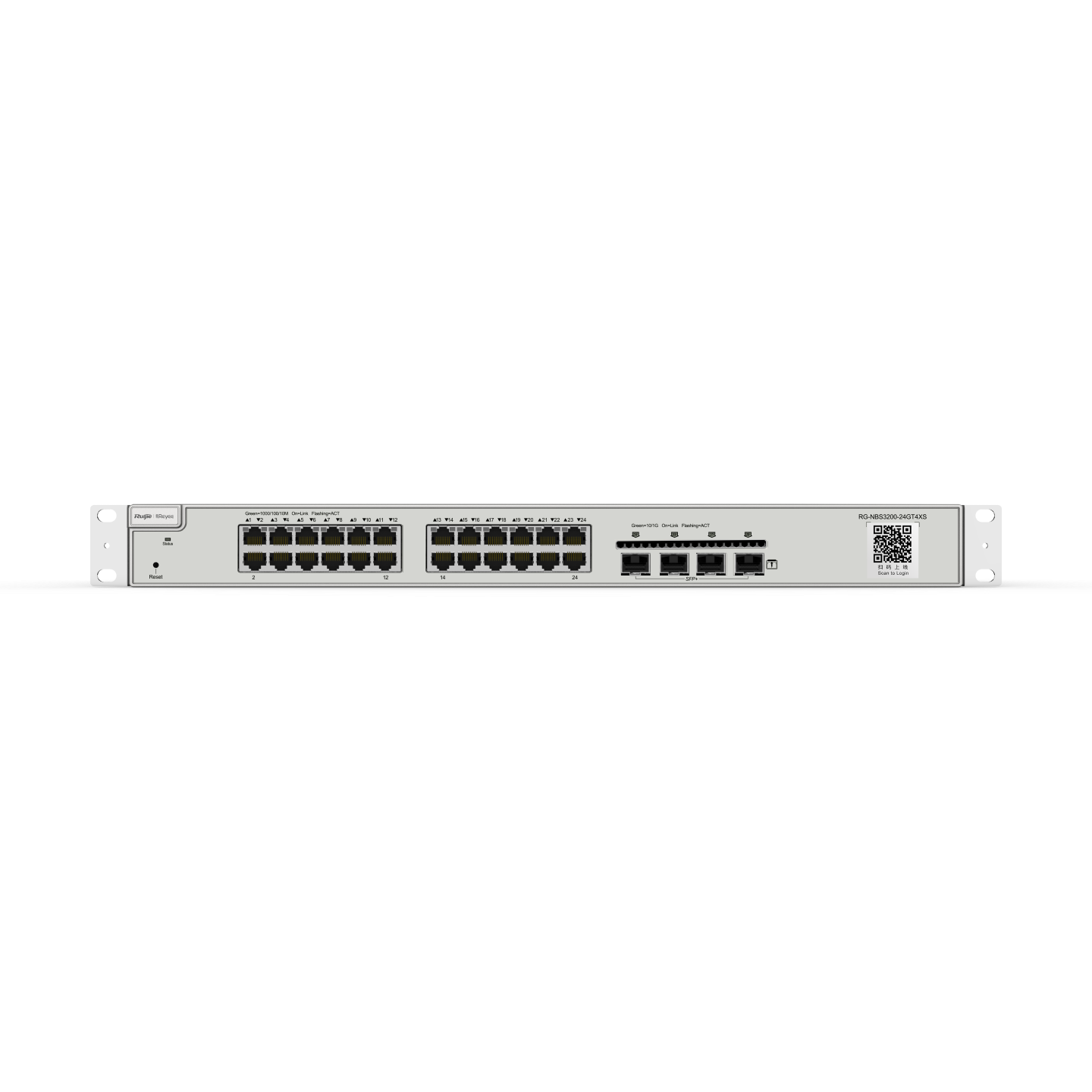 Smart PoE Managed Switch 24 Cổng Reyee RG-NBS3200-24GT4XS-P-V2