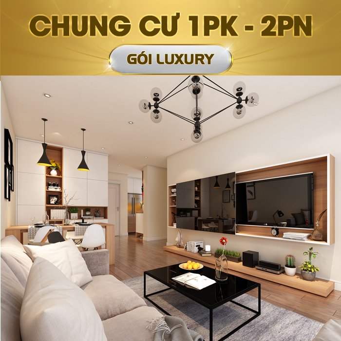 TRỌN GÓI NHÀ THÔNG MINH BKAV LUXURY (Cho Chung Cư 1 Khách + 2 Ngủ)