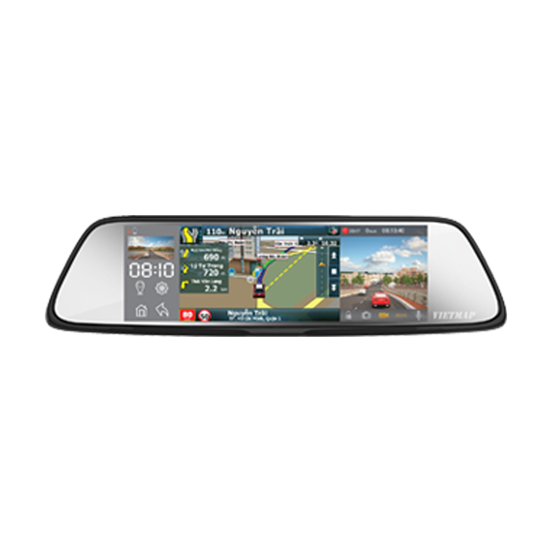 Camera hành trình gương chiếu hậu Vietmap G79 ghi hình trước sau