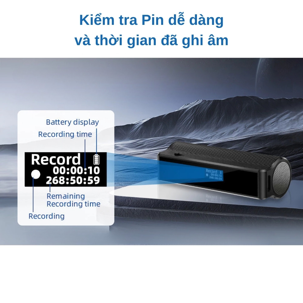 Bút ghi âm PQ8 từ tính Mạnh - Ghi âm rõ nét, lọc nhiễu âm Tốt