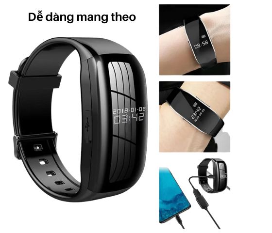 Camera Đồng Hồ Đeo Tay Thông Minh Wsmart C5 Full Hd