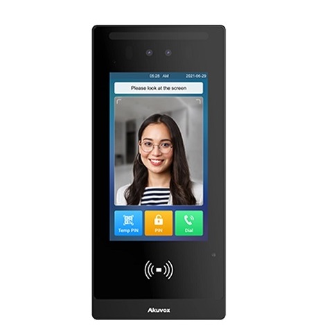 Nút bấm chuông cửa IP nhận dạng khuôn mặt AKUVOX E18C
