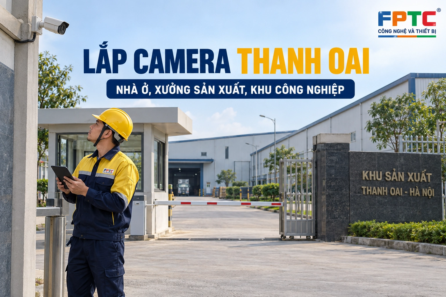 Lắp Camera Thanh Oai – Nhà Ở, Xưởng Sản Xuất, Khu Công Nghiệp