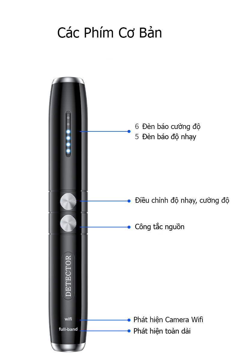 T8Pen Pro – Máy dò Camera thông Minh - Định Vị - Thiết bị Wifi