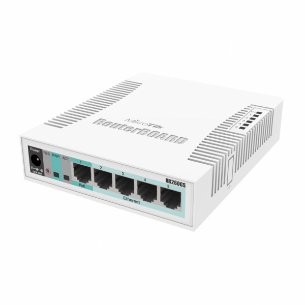 Thiết bị chuyển mạch Switch Mikrotik CRS106-1C-5S