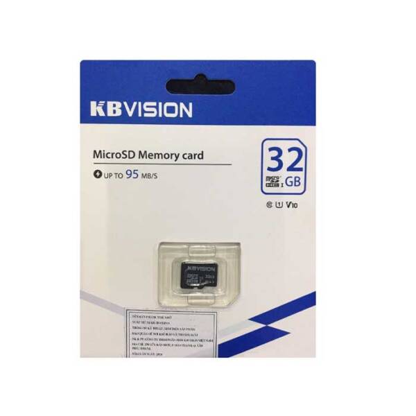 Thẻ nhớ giám sát Micro SD 32GB KBVISION KBT-32GB