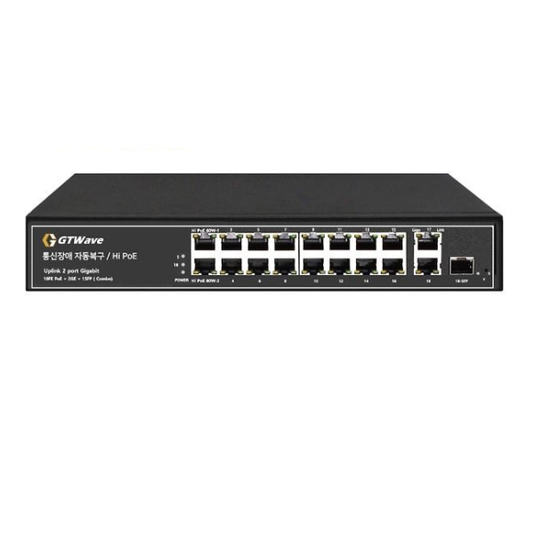 Switch POE Gtwave GT16P-16F2GSC