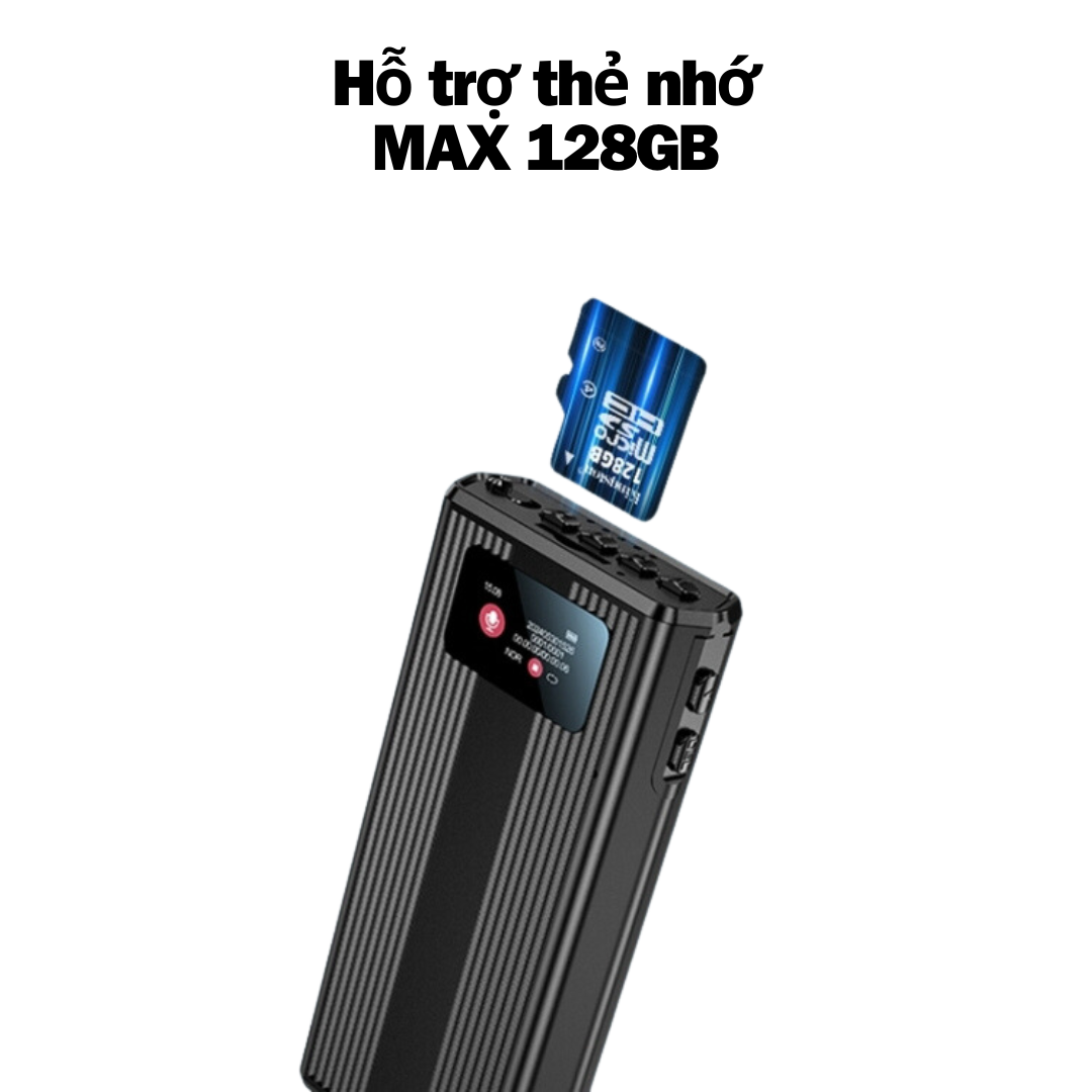 Máy ghi âm G8X Pro ghi âm 40 ngày - Lọc âm siêu tốt - Bảo mật File an toàn - DS-7108NI-Q1/8P/M