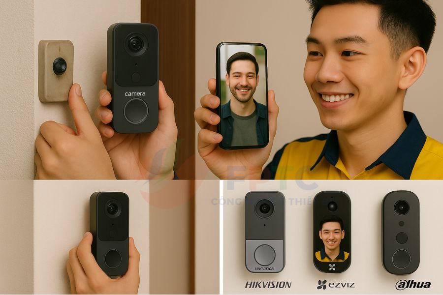 Camera Gắn Cửa – Mắt Thần Kỹ Thuật Số Thay Thế Chuông Cửa Truyền Thống | Bảo Vệ An Ninh Hiệu Quả
