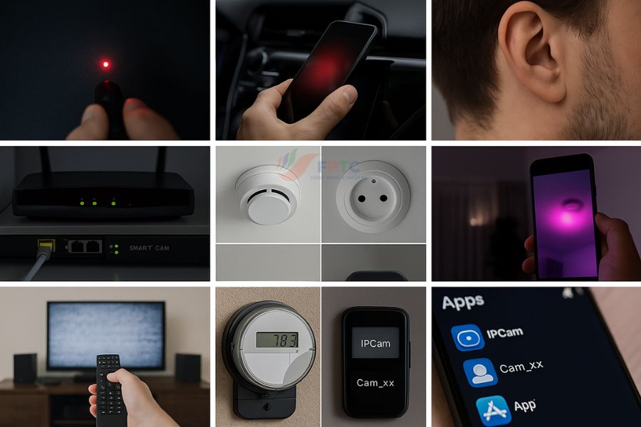 Dò tìm camera giấu kín trong căn hộ – Checklist tự kiểm tra trước khi gọi dịch vụ