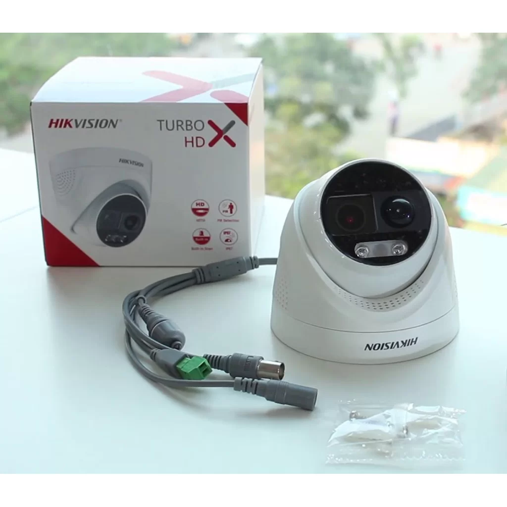 Camera HDTVI Colorvu 2MP HIKVISION DS-2CE72DFT-PIRXOF