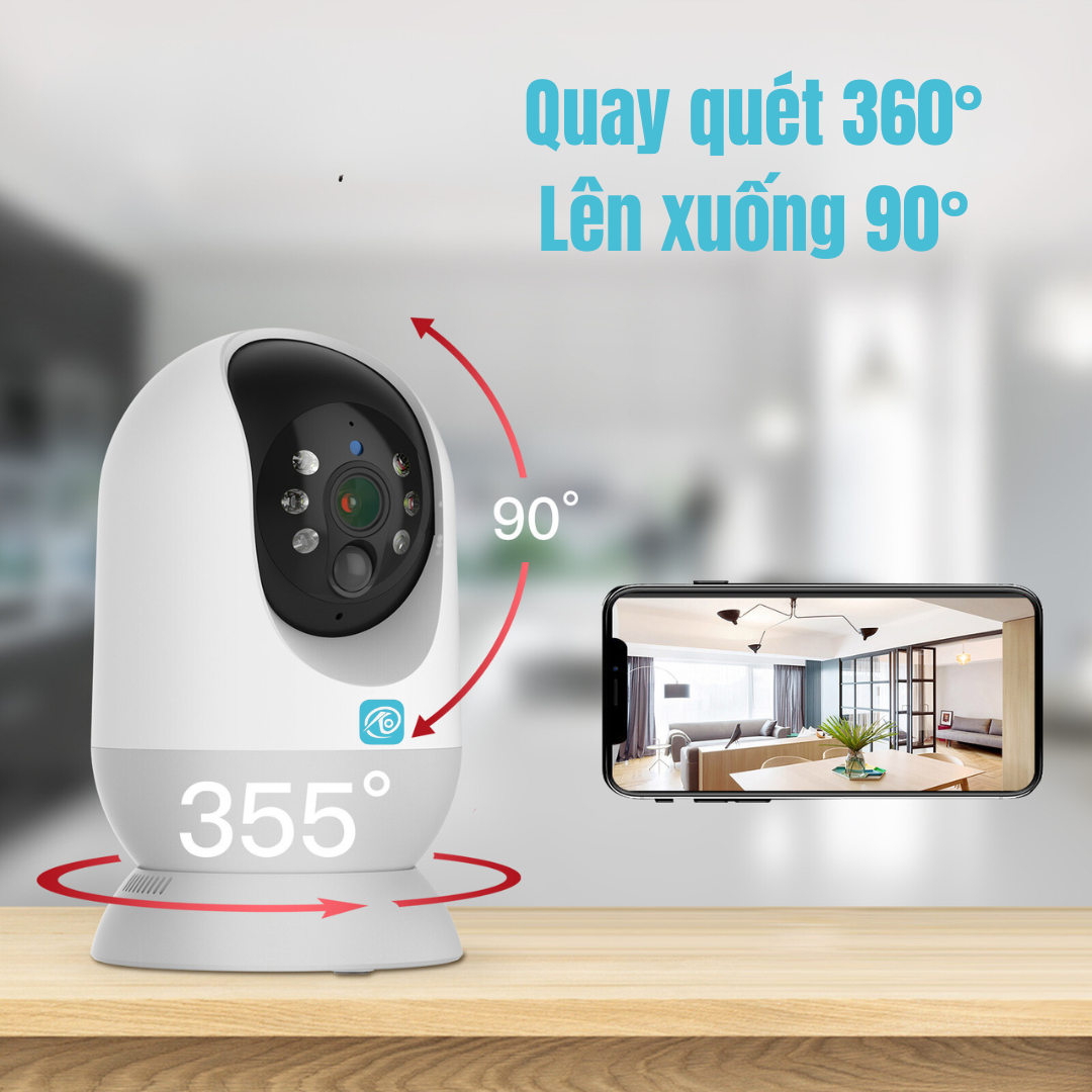 Camera PW1 Quay quét 360 độ: Sử dụng Pin Lên Đến 50 Ngày - Giải Pháp Giám Sát Thông Minh
