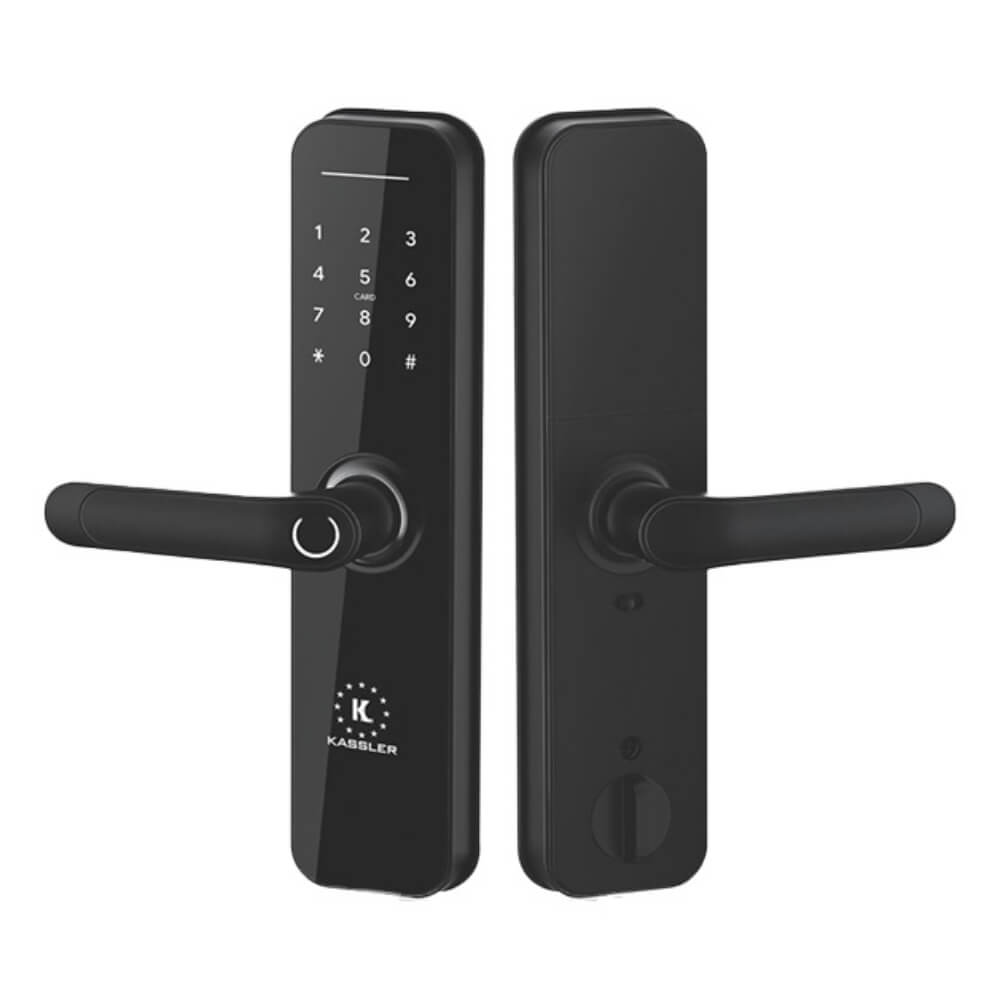 Khóa cửa vân tay Kassler KL668 Black App Wifi