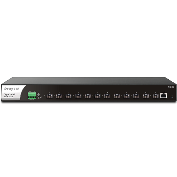 Switch 12 cổng SFP+ 10Gigabit Draytek VigorSwitch FX2120