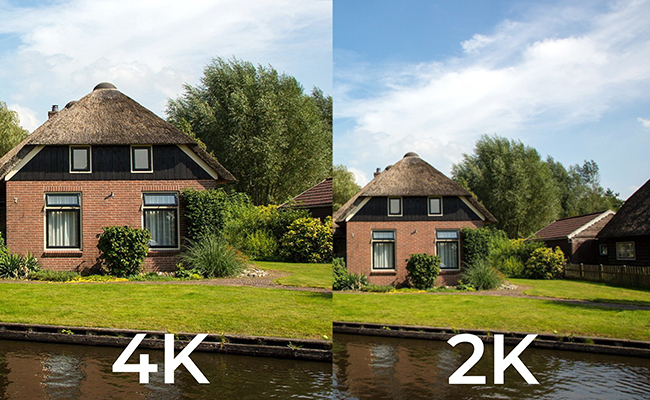 Camera an ninh phù hợp với bạn 2K hay 4K