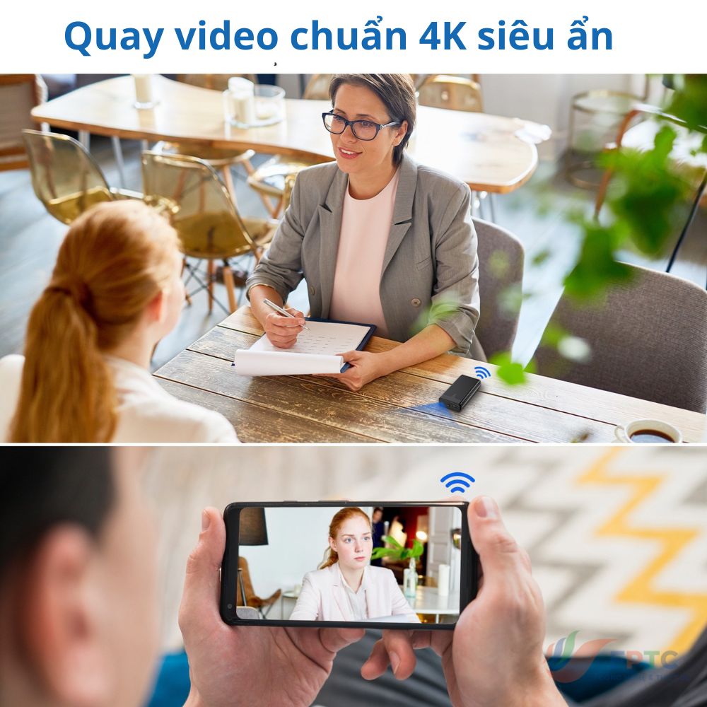 Camera Ngụy Trang KS8 Pro 4K – Pin 10h, EIS, Ghi Hình Qua App