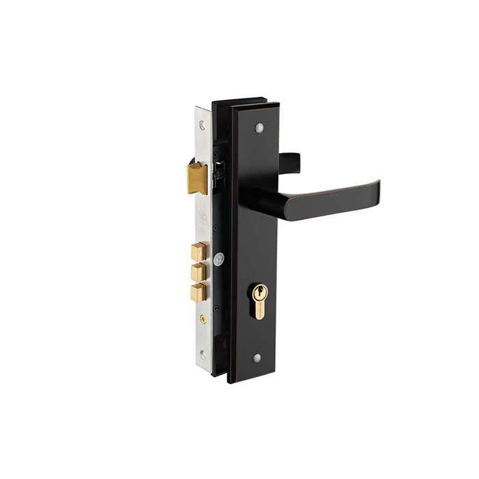 Khóa tay nắm Huy Hoàng SS 8510 Mạ đồng đen