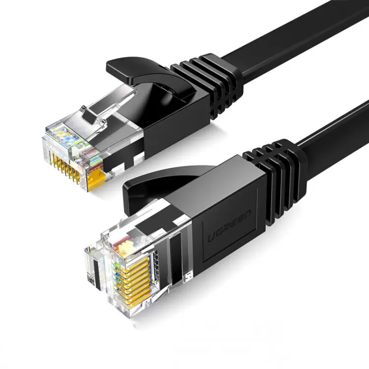 Dây cáp mạng Cat6 dẹt UGREEN NW102 màu đen 50175 Dài 3m