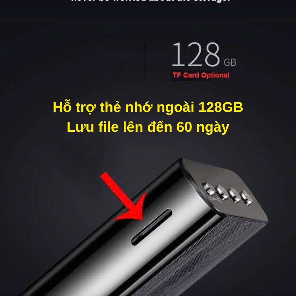 Máy ghi âm M18 – Ghi Âm 260 Giờ Liên Tục, Chống Ồn, Dễ Dùng Một Chạm