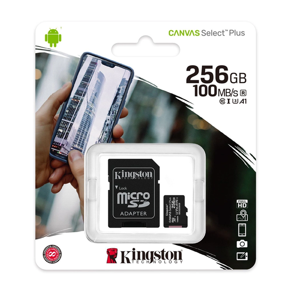 Thẻ nhớ Kingston MicroSD 256Gb SDCS2/256GBSP chính Hãng