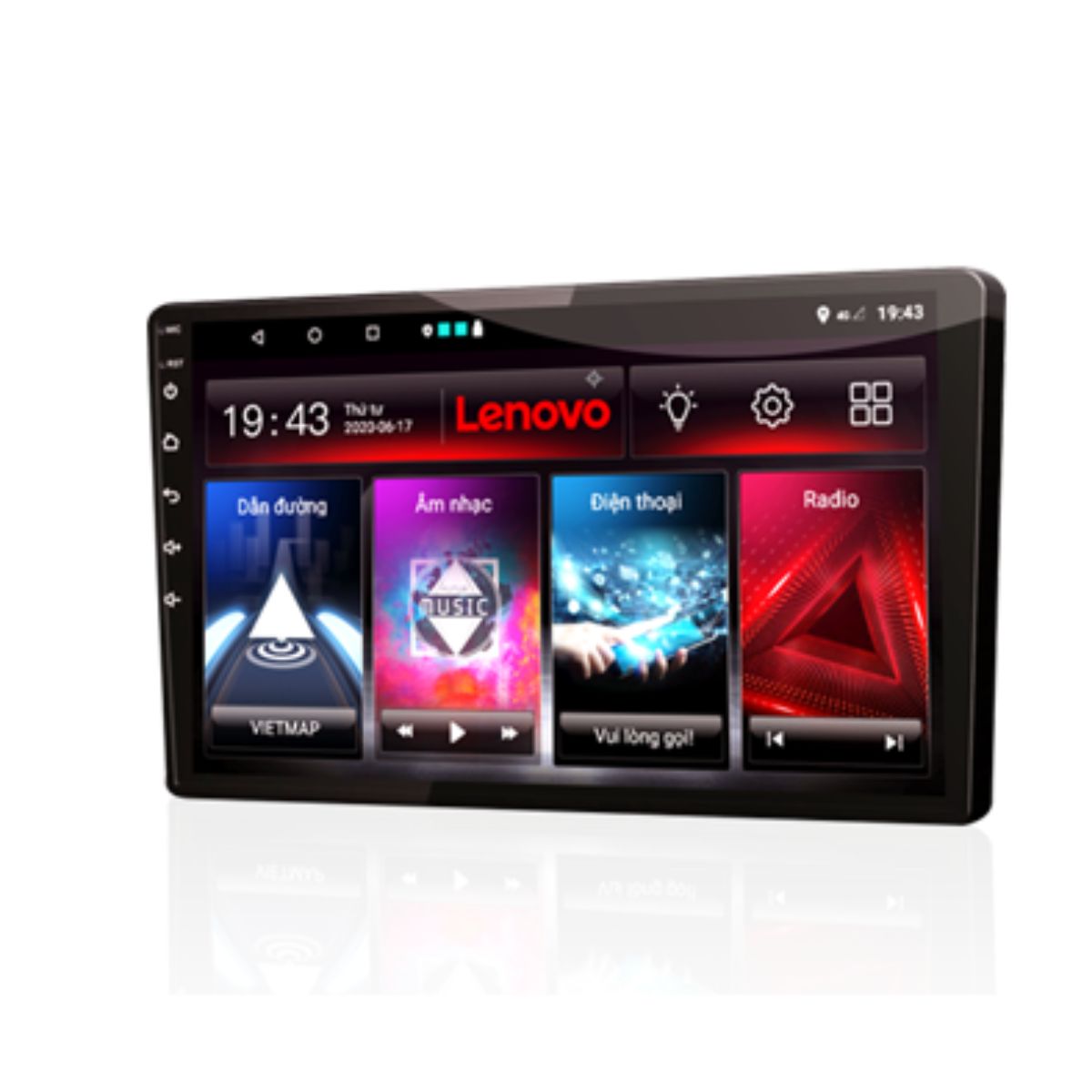 Màn hình DVD Android ô tô 9inch/10inch VIETMAP LENOVO D1 4G định vị online, đàm thoại Bluetooth 4.0