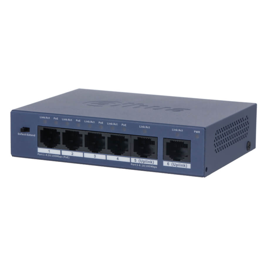 Switch PoE 4 cổng DAHUA DH-S3006-4ET-36