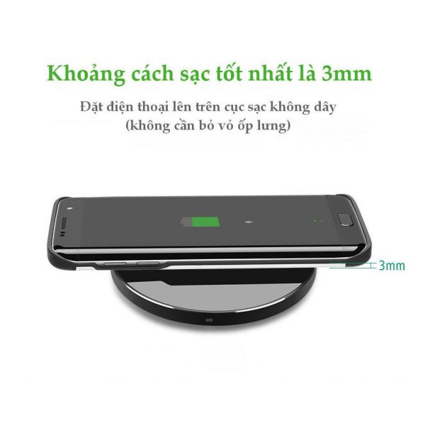 Sạc không dây hỗ trợ Quick change 2.0 tốc độ cao chính hãng Ugreen UG-30570 cao cấp