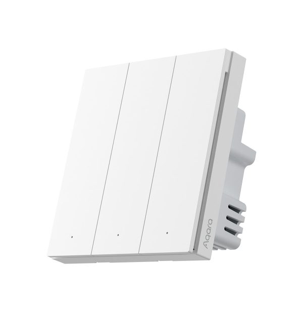 Công tắc thông minh Aqara H1 Trắng EU – Quốc tế QBKG32LM 3 Nút có dây nguội